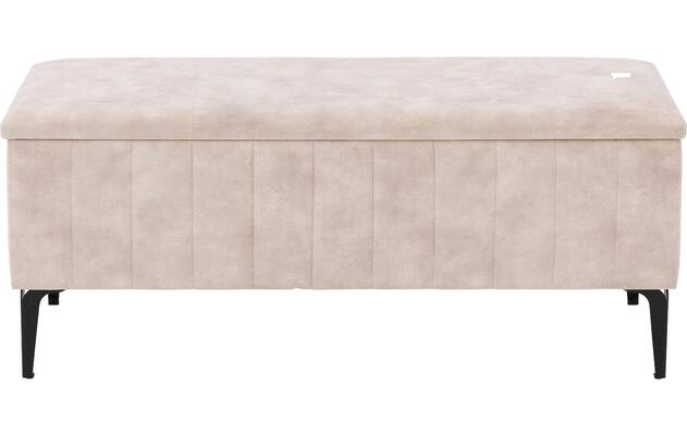 Goossens excellent bedbank attent beige stof - 8235535-{merk}-proefmodel-proefmodel-stof-04